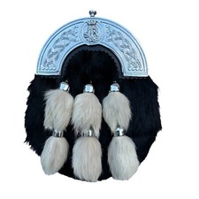 ARGYLL & SUTHERLAND HIGHLANDERS Rabbit Fur Kilt Sporran