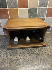 Rustic Table Top Wine Rack