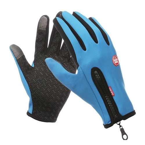 Man warm winter gloves - winter,