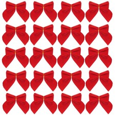 Christmas Red Bows Velvet Tree