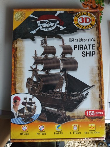 Blackbeards pirate ship - pirate,