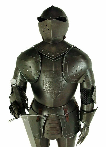 Crusader armor suit - suit, of