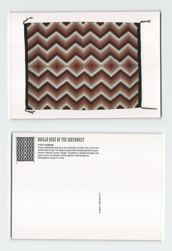 Vintage postcard navajo rugs - postcard,