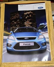 MY2011 Ford Focus Mk2 2010 UK Market Sales Brochure Style Zetec S Sport Titanium