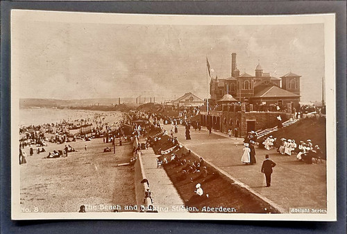 Aberdeen postcard 1924 - 1924, real