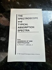 Gia Gem Instruments The Spectroscope And Typical Absorption Spectra User Manual