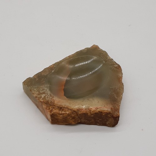 Natural agate trinket tray - agate,