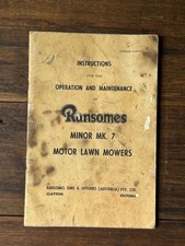 Vintage RANSOMES Minor Mk 7