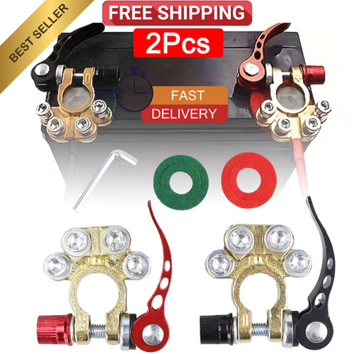 12v battery terminals - 2x,