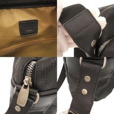 Dunhill D Eight PVC Leather Black 2WAY Business Bag Briefcase Black 1094 from Ja