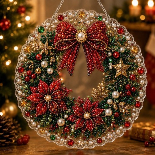 Diy christmas pearl - 5d,