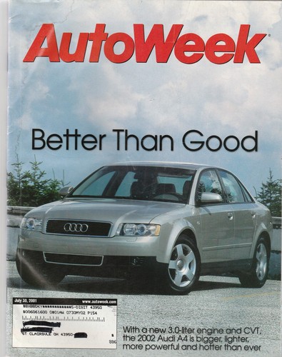 Autoweek july 2001 audi - autoweek,