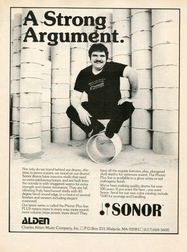 1983 print sonor phonic - print, of