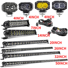 LED Work Light Bar Flood Spot