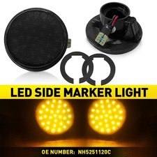 2x Smoke Lens LED Side