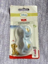 NUK Disney Orthodontic Silicone Soothers/Dummies/Pacifiers Lion King Simba 0-6m