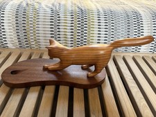 Hand Carved Cat & Mouse - ‘A Near Miss’