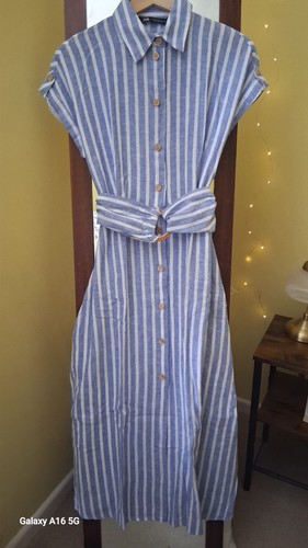 Zara blue and white - blue, striped