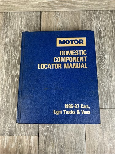 Motor 1986 domestic - 1986-87,