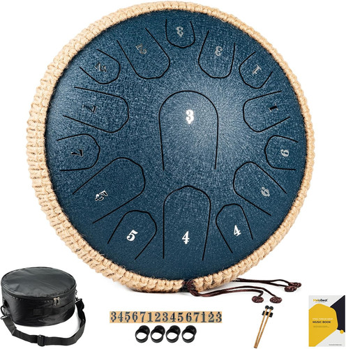 Melobeat steel tongue drum - steel,