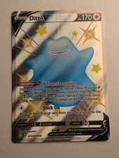 Pokemon TCG Ditto V Sv118/Sv122 Shining Fates: Shiny Vault Holo Mint