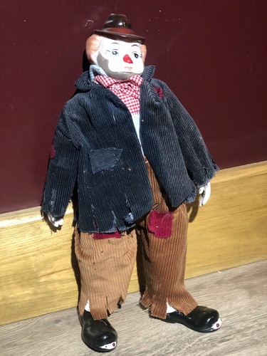 Vintage hobo clown - vintage, 15”
