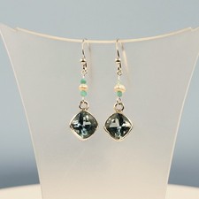 Blue Topaz Earrings Natural