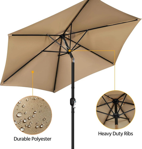 New 10ft sunbrella - new, steel