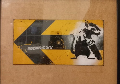 Banksy original signed - uk, road