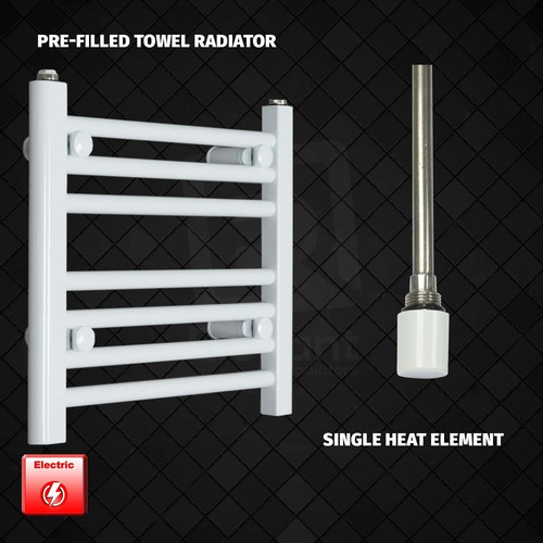 White electric heated towel - white,