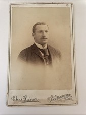 Cabinet Card GREAT BACK  Man
