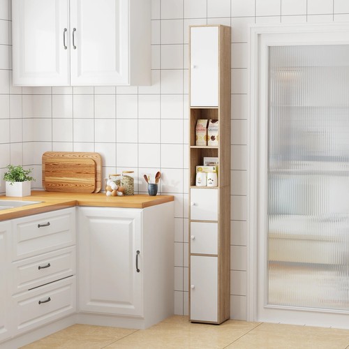 White slimline bathroom - white,