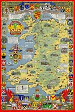 Historical Map of Wales &