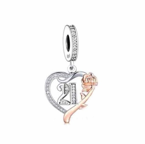 S925 silver rose - &, gold