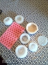 Various Soap Or Candle Moulds Used