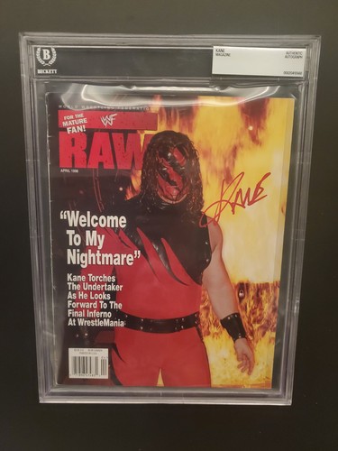 Wwf raw magazine april 1998 - magazine,