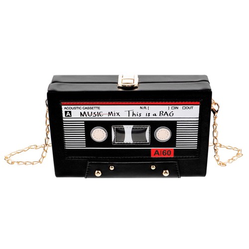 Cassette tape shoulder bag - tape,