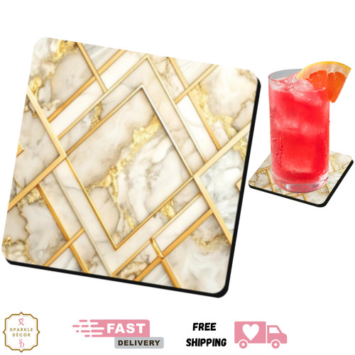 Coasters marble drinks coaster - marble,
