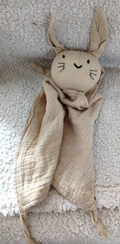 Cotton muslin bunny rabbit - muslin,