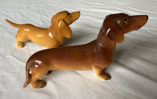 Vintage ceramic dachshund - vintage,