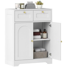 HOMCOM 2-Door Bathroom Floor