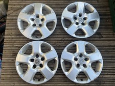 x4 Genuine Vauxhall Zafira B 16” Wheel Trims Hub Caps Set Astra H Vectra C