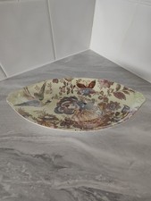 Maling Ceramic Lustre Ware Oval Dish Pheasant Old Gold Pattern Vgc