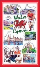 Welsh Tea Towel Souvenir Gift