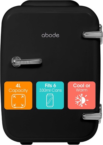 Abode black mini fridge - mini,