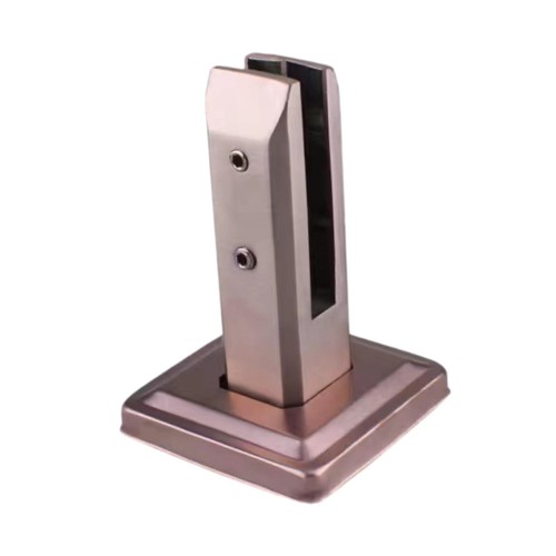 Stainless steel glass - steel, clamp