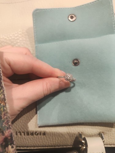 Engagement ring 9ct white - 9ct,