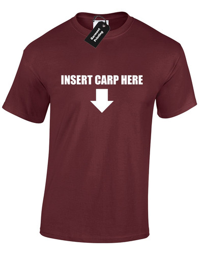 Insert carp here mens shirt - mens, t