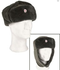 Original VINTAGE East German army surplus cold weather hat