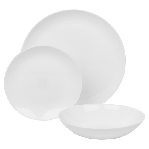 24pc white opal glass - 12/24pc,